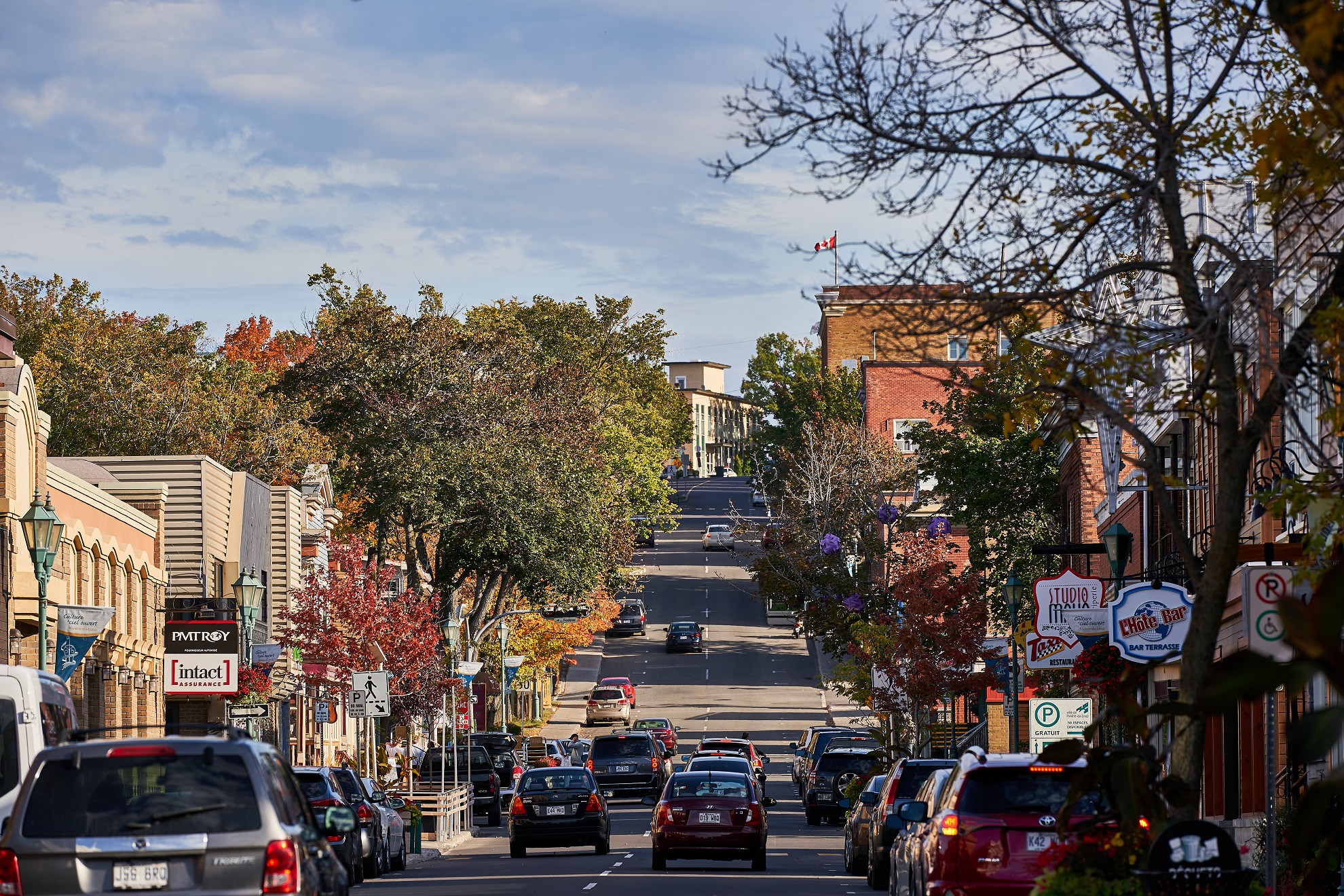 Rue Lafontaine (Photo : Patric Nadeau)